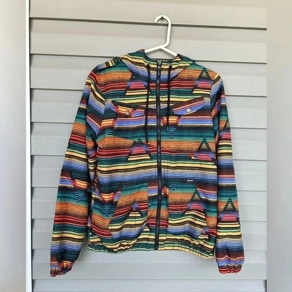 RARE- Volcom Enemy Lines Windbreaker Women’s Jacket Sz M